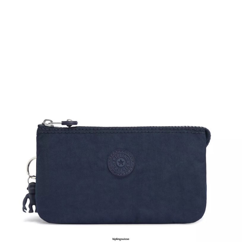 Kipling pochettes bleu bleu femmes grande pochette créativité FPRN536