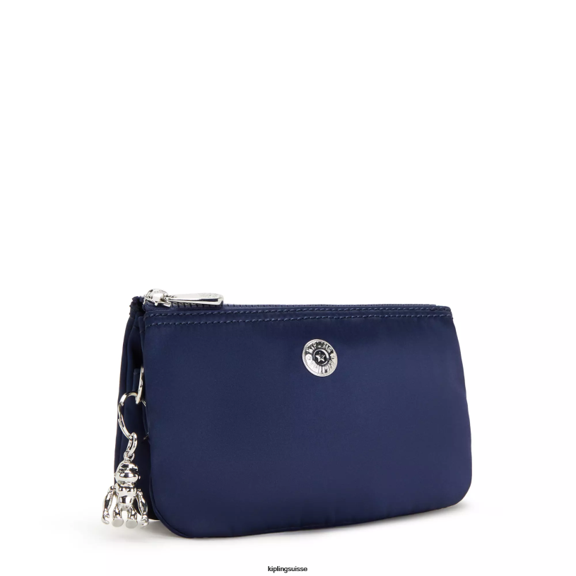 Kipling pochettes bleu cosmique femmes grande pochette créativité FPRN612