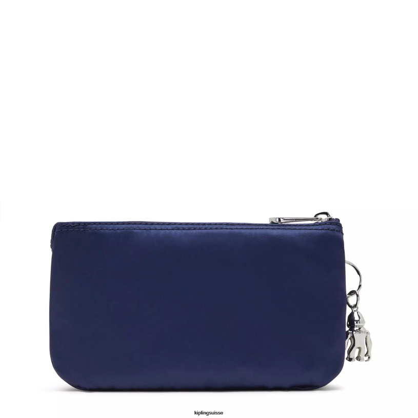 Kipling pochettes bleu cosmique femmes grande pochette créativité FPRN612