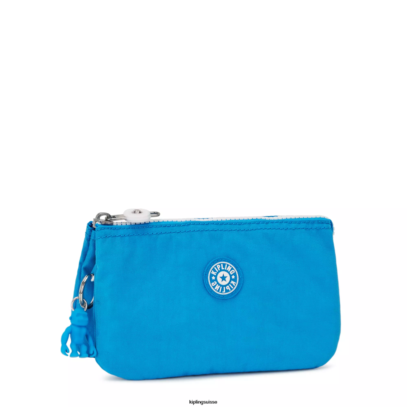 Kipling pochettes bleu impatient femmes grande pochette créativité FPRN537