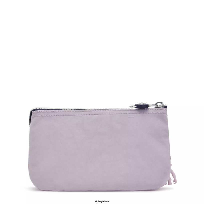 Kipling pochettes doux bloc de lilas femmes grande pochette créativité FPRN540