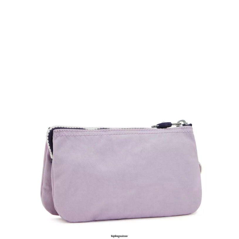 Kipling pochettes doux bloc de lilas femmes grande pochette créativité FPRN540