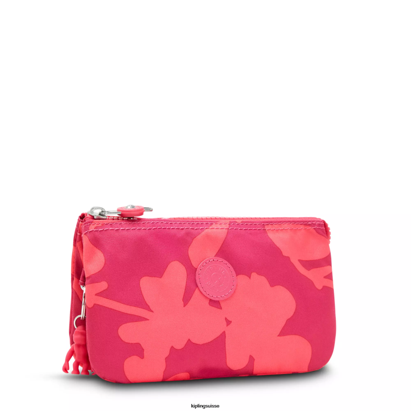 Kipling pochettes fleur de corail femmes créativité grande pochette imprimée FPRN304