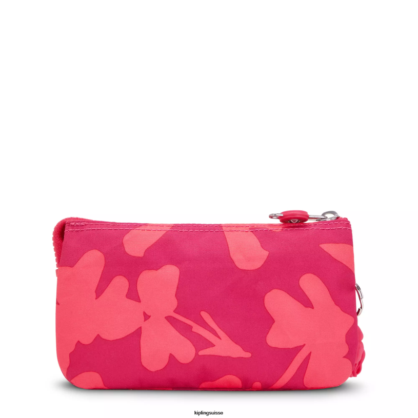 Kipling pochettes fleur de corail femmes créativité grande pochette imprimée FPRN304