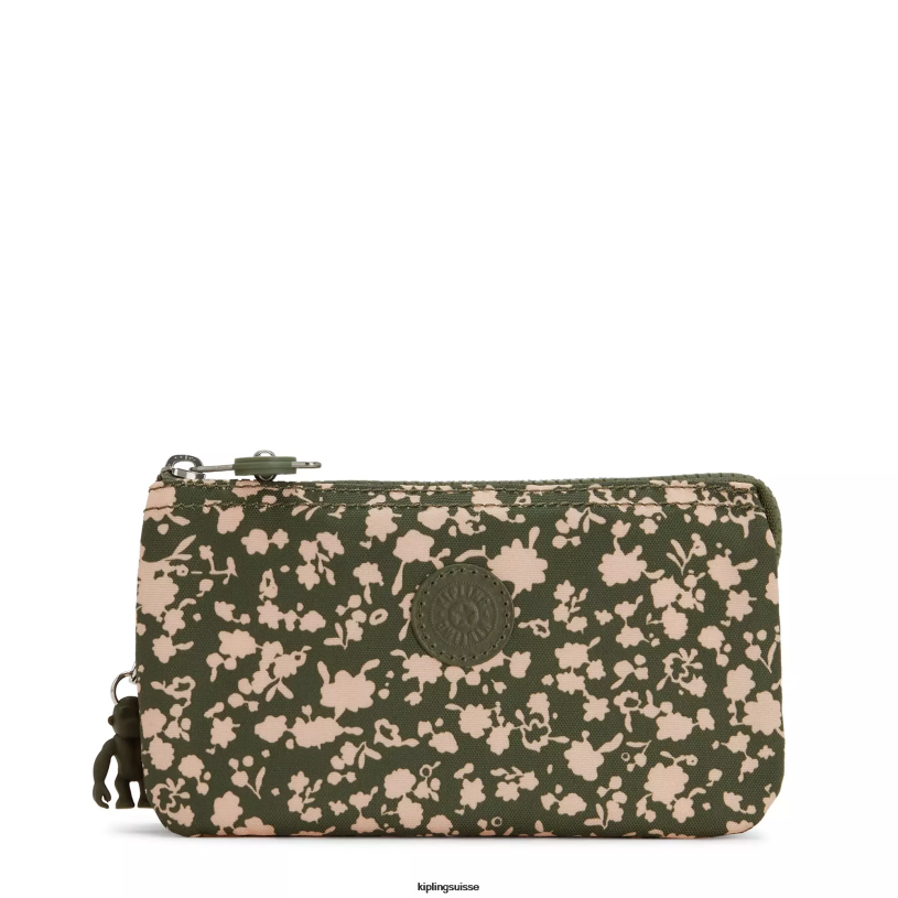 Kipling pochettes fleurs fraîches femmes créativité grande pochette imprimée FPRN306