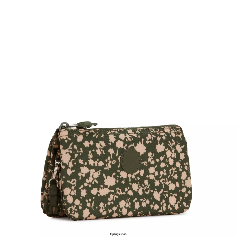 Kipling pochettes fleurs fraîches femmes créativité grande pochette imprimée FPRN306