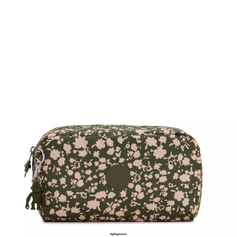 Kipling pochettes fleurs fraîches femmes pochette imprimée brillante FPRN529