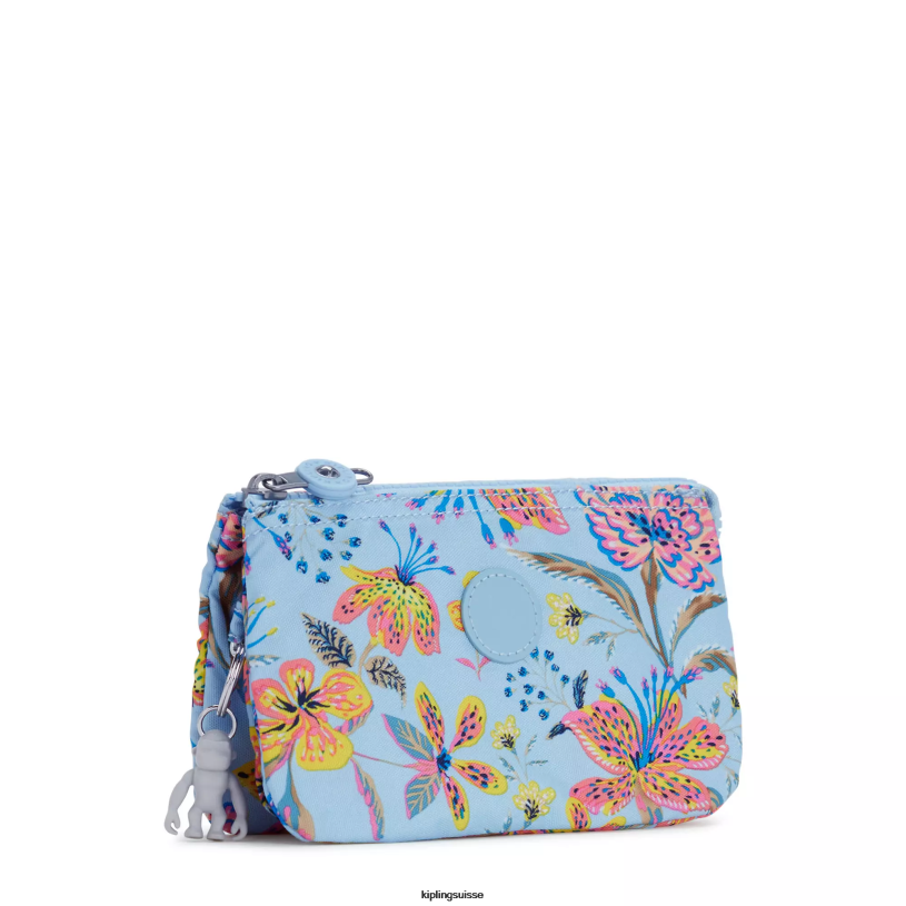 Kipling pochettes fleurs sauvages femmes créativité grande pochette imprimée FPRN308