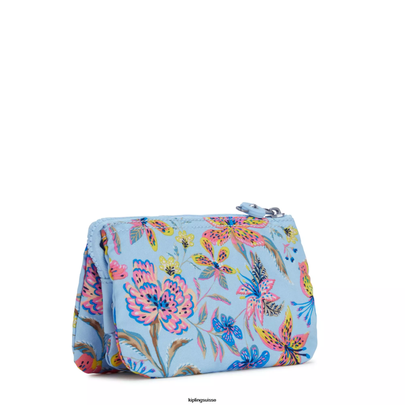 Kipling pochettes fleurs sauvages femmes créativité grande pochette imprimée FPRN308