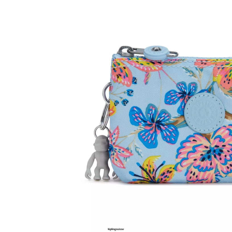 Kipling pochettes fleurs sauvages femmes petite pochette imprimée créativité FPRN604