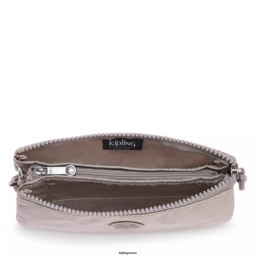 Kipling pochettes gris gris femmes grande pochette créativité FPRN533