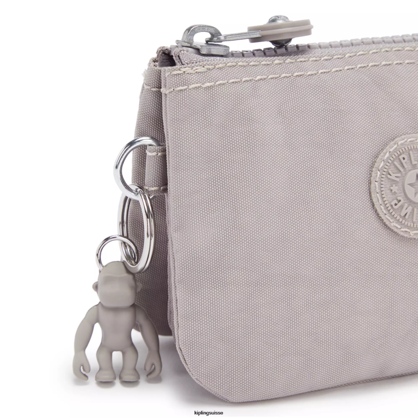 Kipling pochettes gris gris femmes petite pochette créativité FPRN558