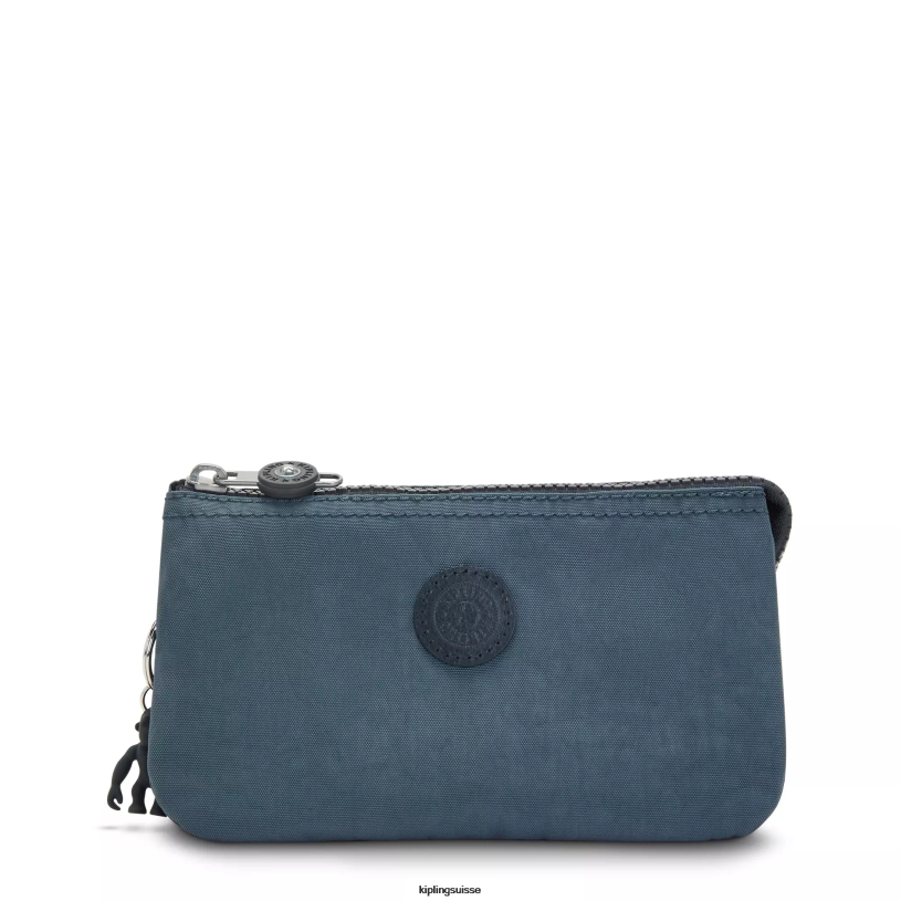 Kipling pochettes gris nocturne femmes grande pochette créativité FPRN531