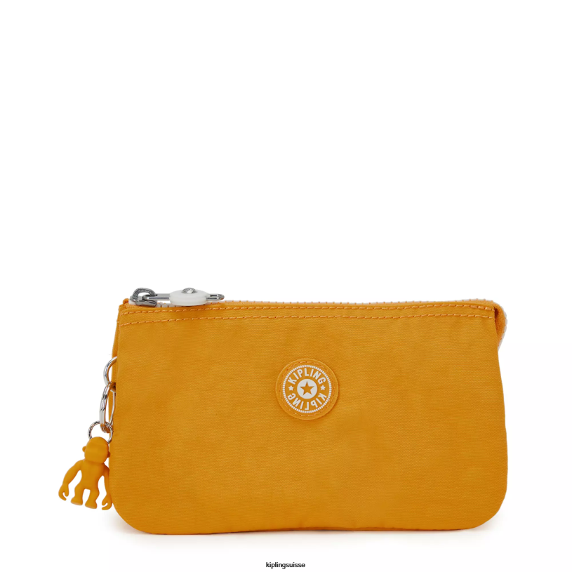 Kipling pochettes jaune rapide femmes grande pochette créativité FPRN534