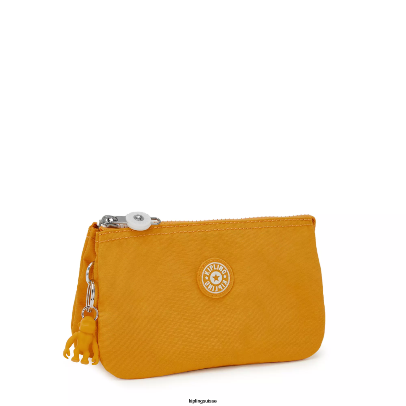 Kipling pochettes jaune rapide femmes grande pochette créativité FPRN534