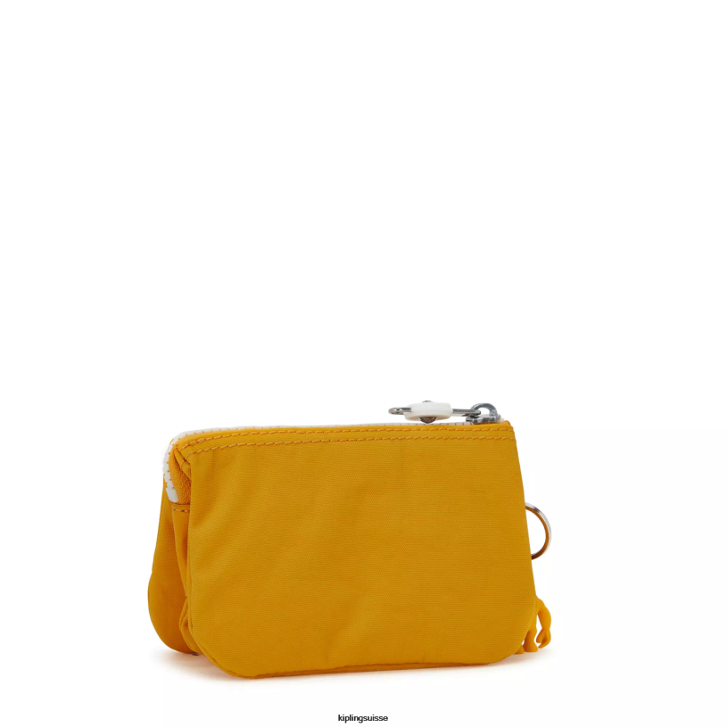 Kipling pochettes jaune rapide femmes petite pochette créativité FPRN559