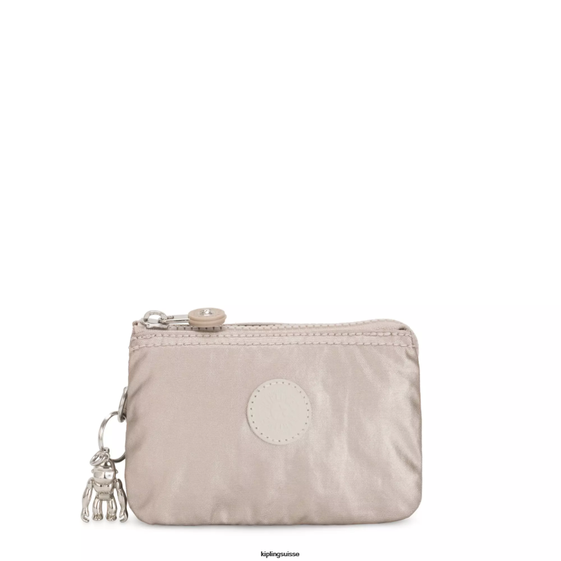 Kipling pochettes lueur métallique femmes petite pochette métallisée créativité FPRN613