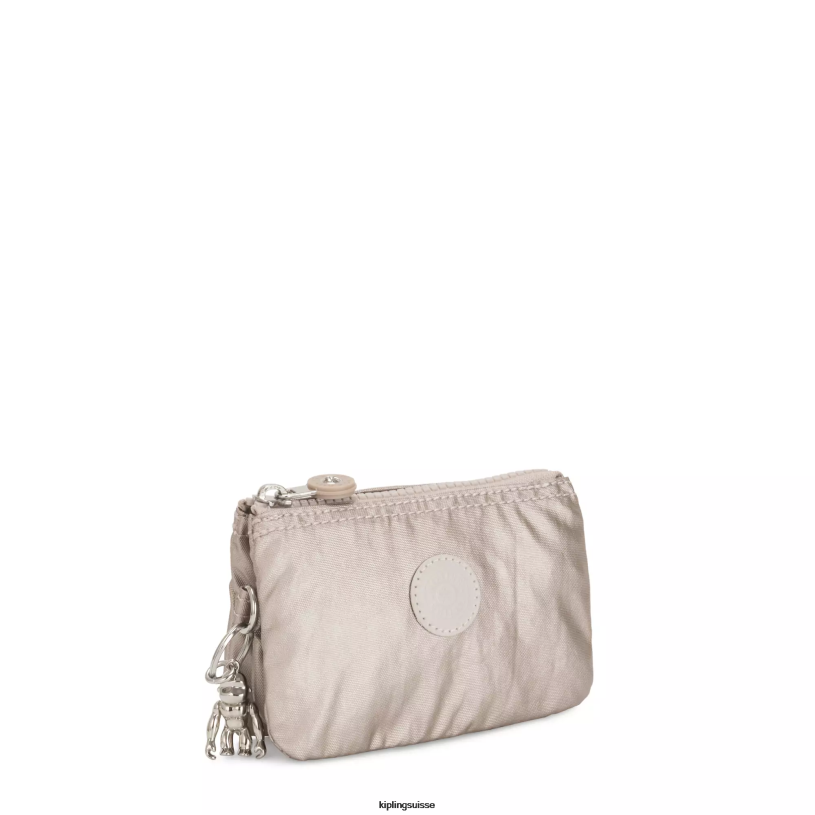 Kipling pochettes lueur métallique femmes petite pochette métallisée créativité FPRN613