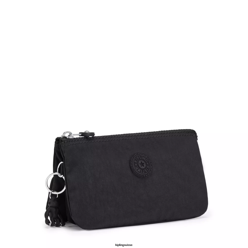 Kipling pochettes noir noir femmes grande pochette créativité FPRN535