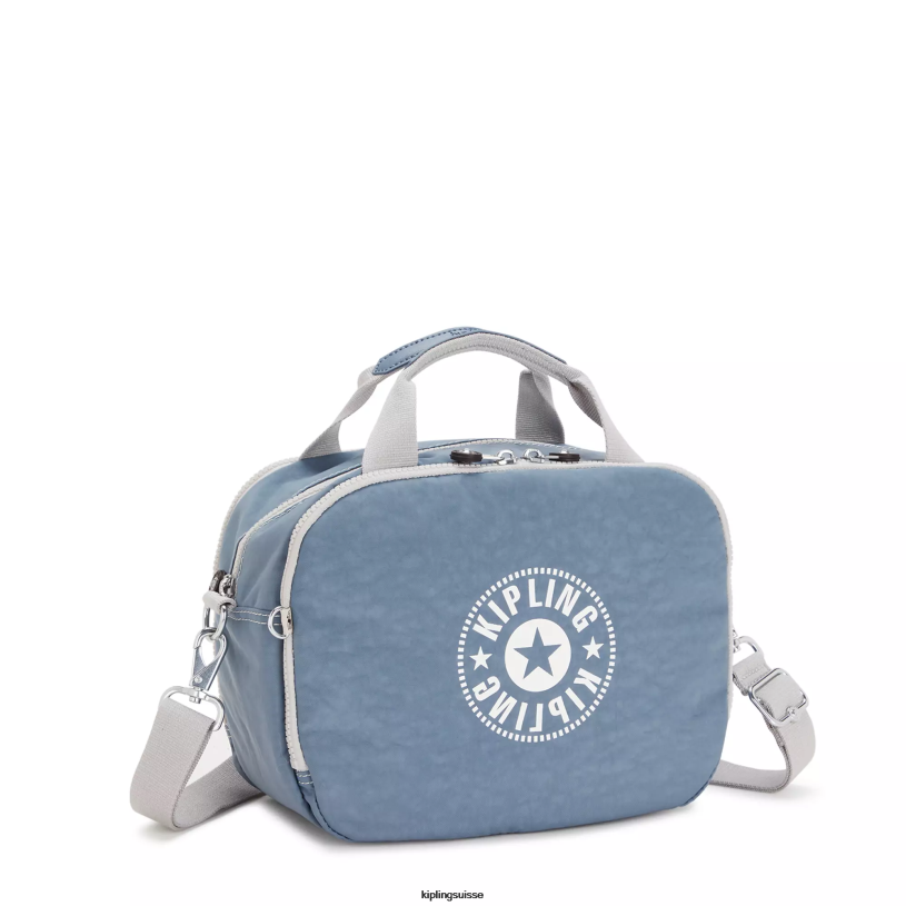 Kipling pochettes pinceau bleu c femmes trousse de toilette palmier plage FPRN546