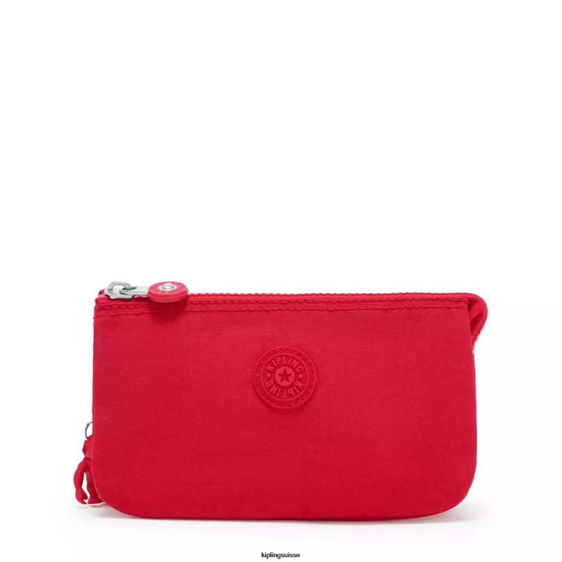 Kipling pochettes rouge rouge femmes grande pochette créativité FPRN538