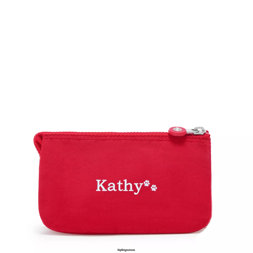 Kipling pochettes rouge rouge femmes grande pochette créativité FPRN538