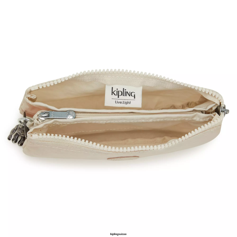 Kipling pochettes sable clair femmes grande pochette créativité FPRN539