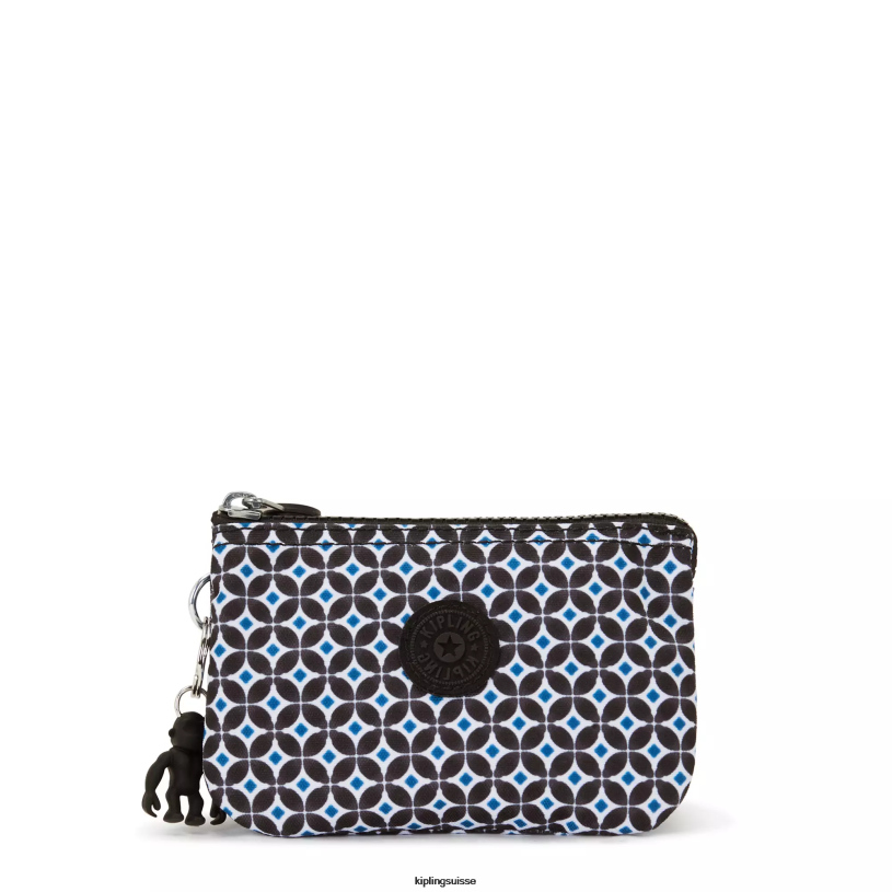 Kipling pochettes tuile noirâtre femmes petite pochette imprimée créativité FPRN557 - Cliquez sur l'image pour la fermer