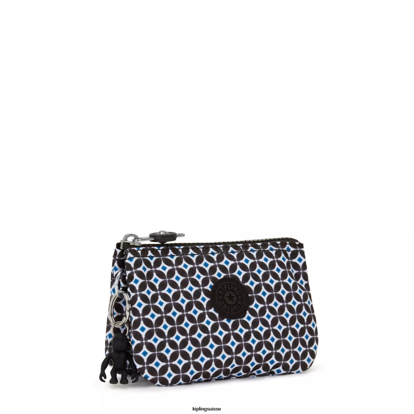 Kipling pochettes tuile noirâtre femmes petite pochette imprimée créativité FPRN557