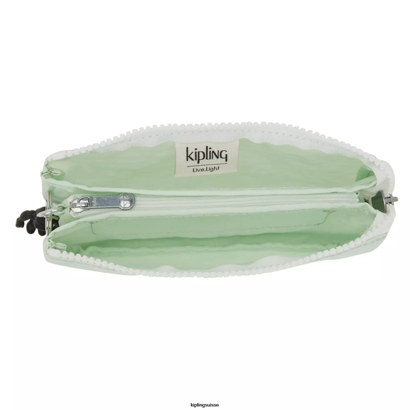 Kipling pochettes vert aéré femmes grande pochette créativité FPRN530