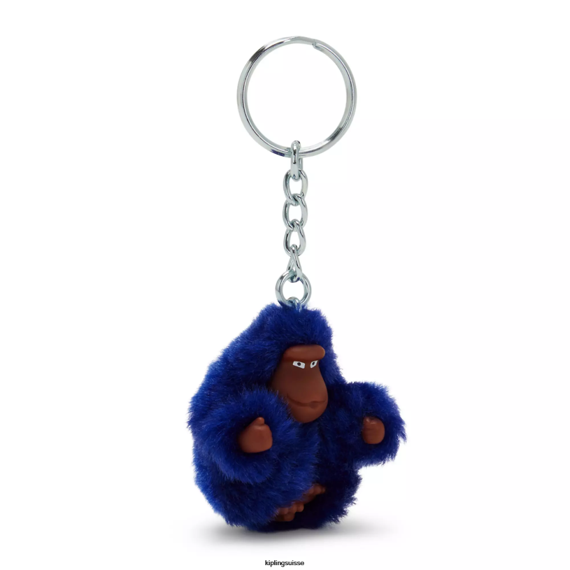 Kipling porte-clés bleu fureur femmes porte-clés sven très petit singe FPRN712