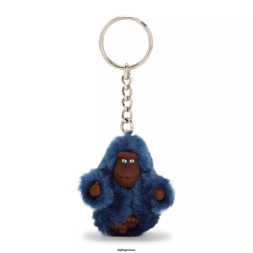 Kipling porte-clés bleu polaire femmes porte-clés sven très petit singe FPRN711