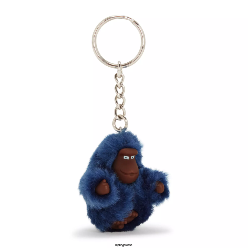 Kipling porte-clés bleu polaire femmes porte-clés sven très petit singe FPRN711