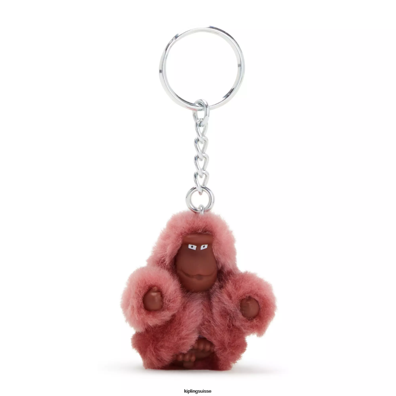 Kipling porte-clés rose bonbon femmes porte-clés sven très petit singe FPRN727