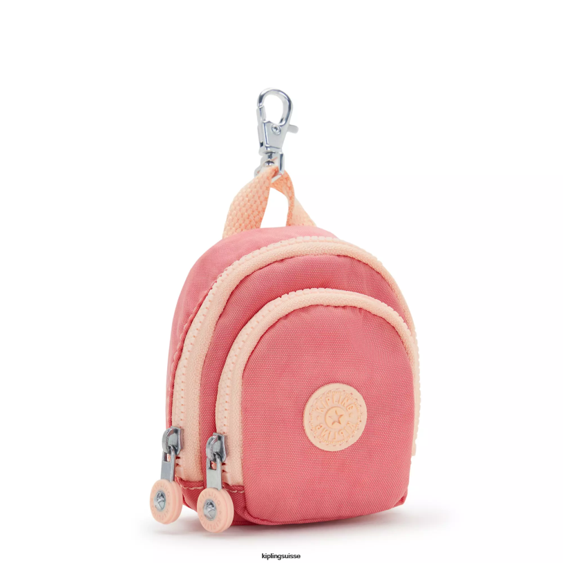 Kipling porte-clés rose joyeux femmes mini porte-clés séoul FPRN618