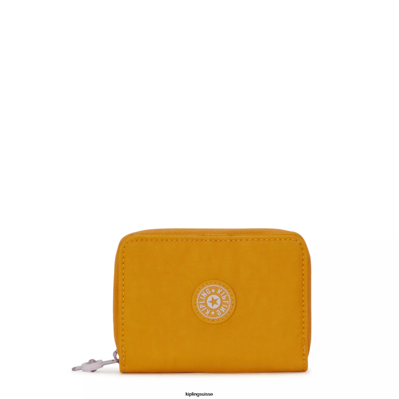 Kipling portefeuilles et bracelets jaune rapide femmes argent amour petit portefeuille FPRN298