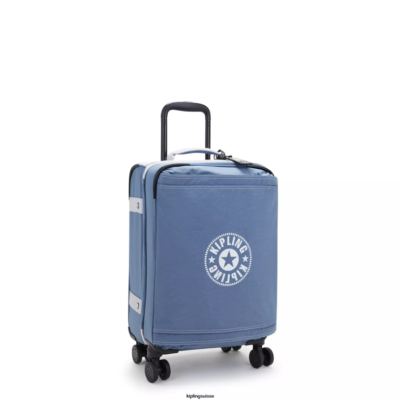 Kipling bagages à roulettes pinceau bleu c femmes petit bagage roulant spontané FPRN507