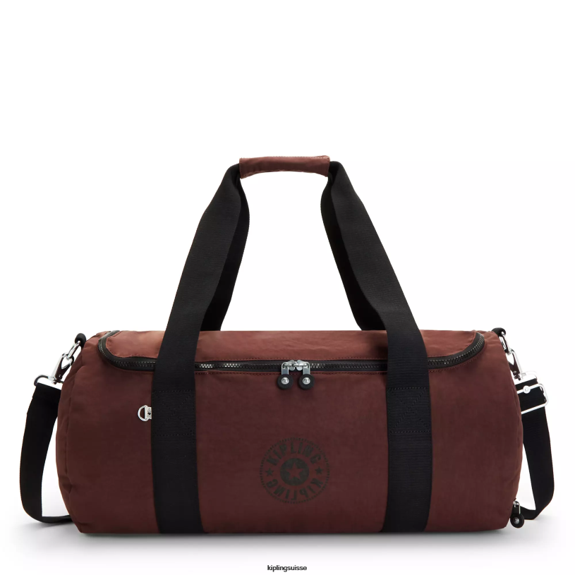 Kipling sacs de sport acajou femmes petit sac de sport argus FPRN329