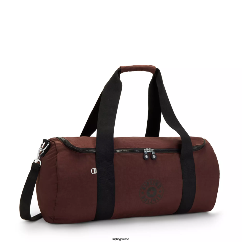 Kipling sacs de sport acajou femmes petit sac de sport argus FPRN329