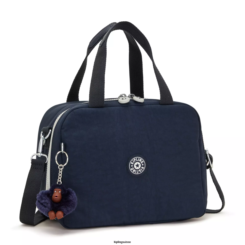 Kipling sacs à lunch vrai bleu gris femmes sac à lunch miyo FPRN631