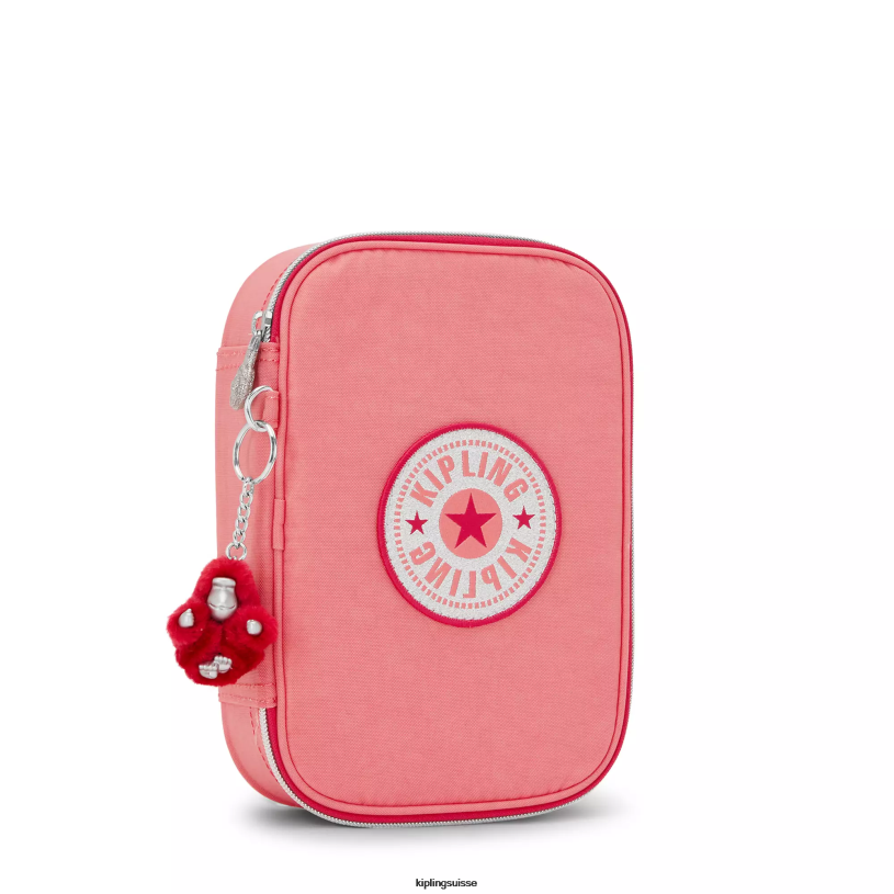 Kipling stylos et étuis à crayons amusement rose joyeux femmes Etui 100 stylos FPRN626