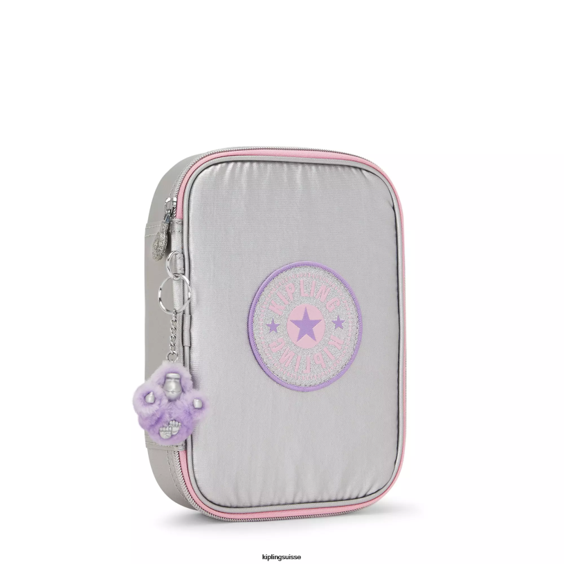 Kipling stylos et étuis à crayons bonbon métal amusant femmes Etui métallique 100 stylos FPRN622