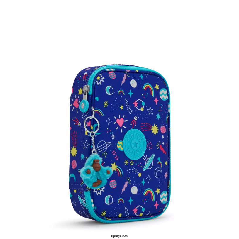 Kipling stylos et étuis à crayons gadgets de galaxie femmes Etui imprimé 100 stylos FPRN586