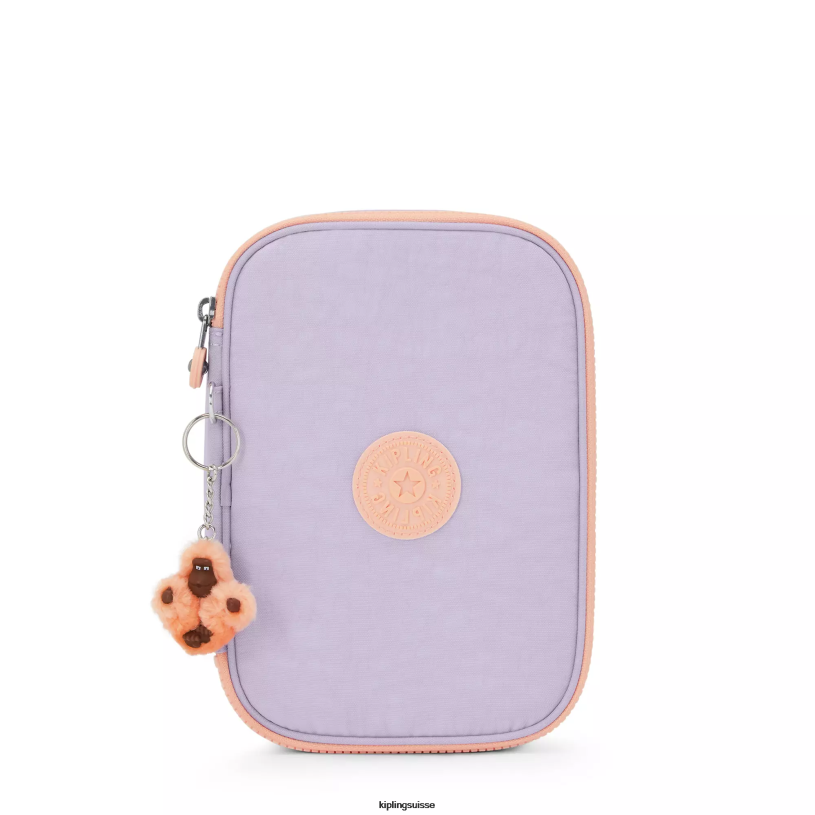 Kipling stylos et étuis à crayons lilas sans fin c femmes Etui 100 stylos FPRN577