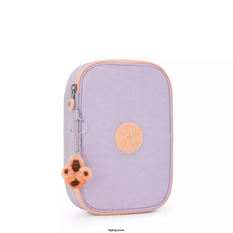 Kipling stylos et étuis à crayons lilas sans fin c femmes Etui 100 stylos FPRN577