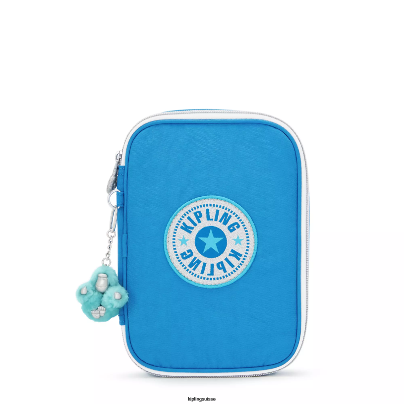 Kipling stylos et étuis à crayons plaisir bleu désireux femmes Etui 100 stylos FPRN627