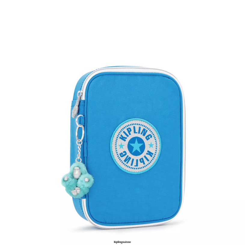 Kipling stylos et étuis à crayons plaisir bleu désireux femmes Etui 100 stylos FPRN627