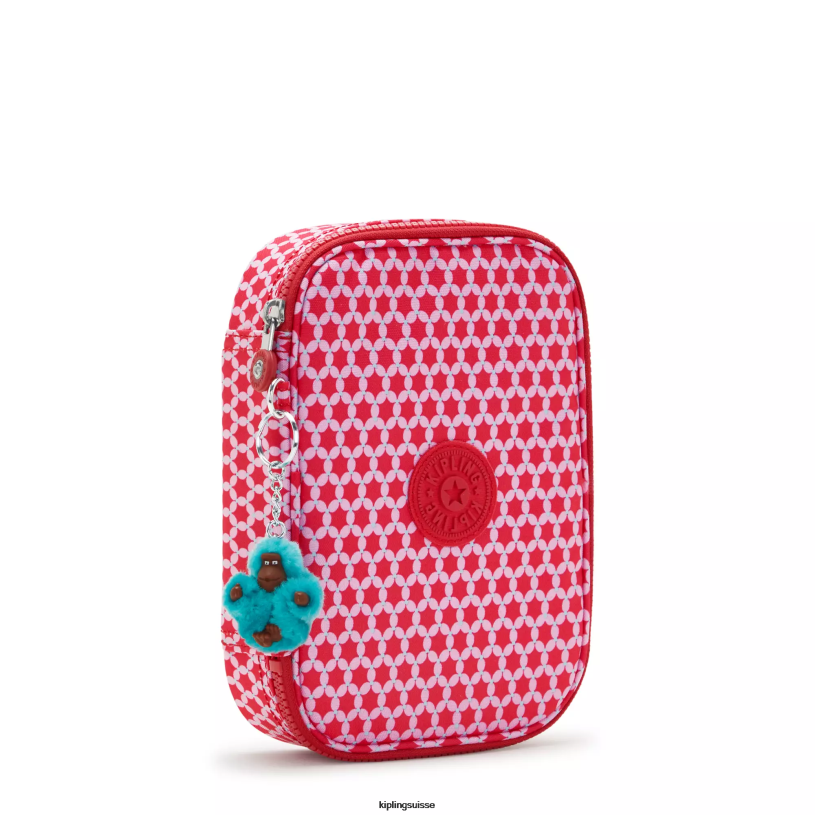 Kipling stylos et étuis à crayons point étoilé femmes Etui imprimé 100 stylos FPRN585