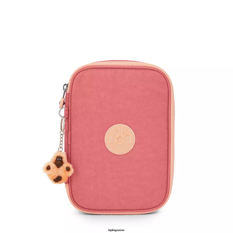 Kipling stylos et étuis à crayons rose joyeux femmes Etui 100 stylos FPRN576