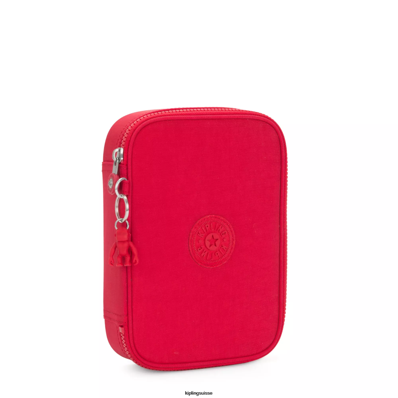 Kipling stylos et étuis à crayons rouge rouge femmes Etui 100 stylos FPRN575